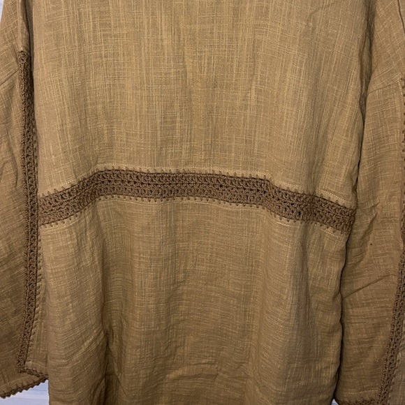 Maurie and Eve Yellow Cotton Boho Run with Me Mini Dress, Women’s Size 6 - Picture 13 of 13